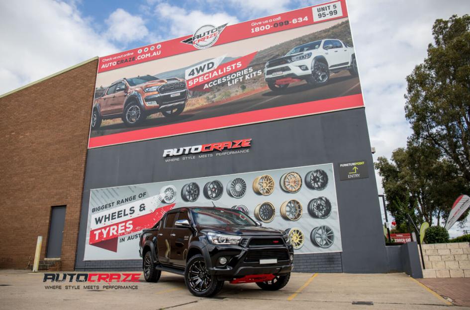 TOYOTA HILUX N80 4WD SELKIRK GLOSS BLACK MILLED